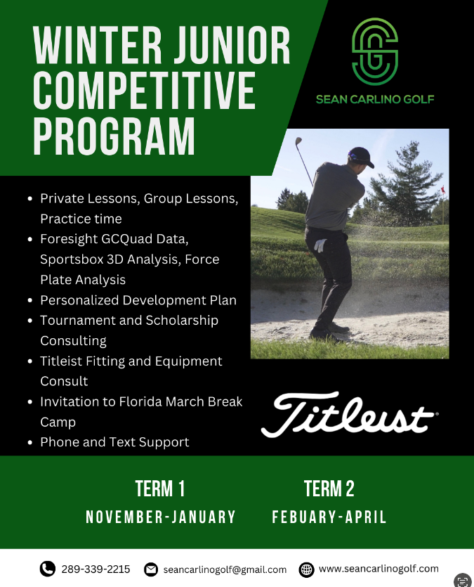 Junior / Indoor Golf Competitive Training Programs