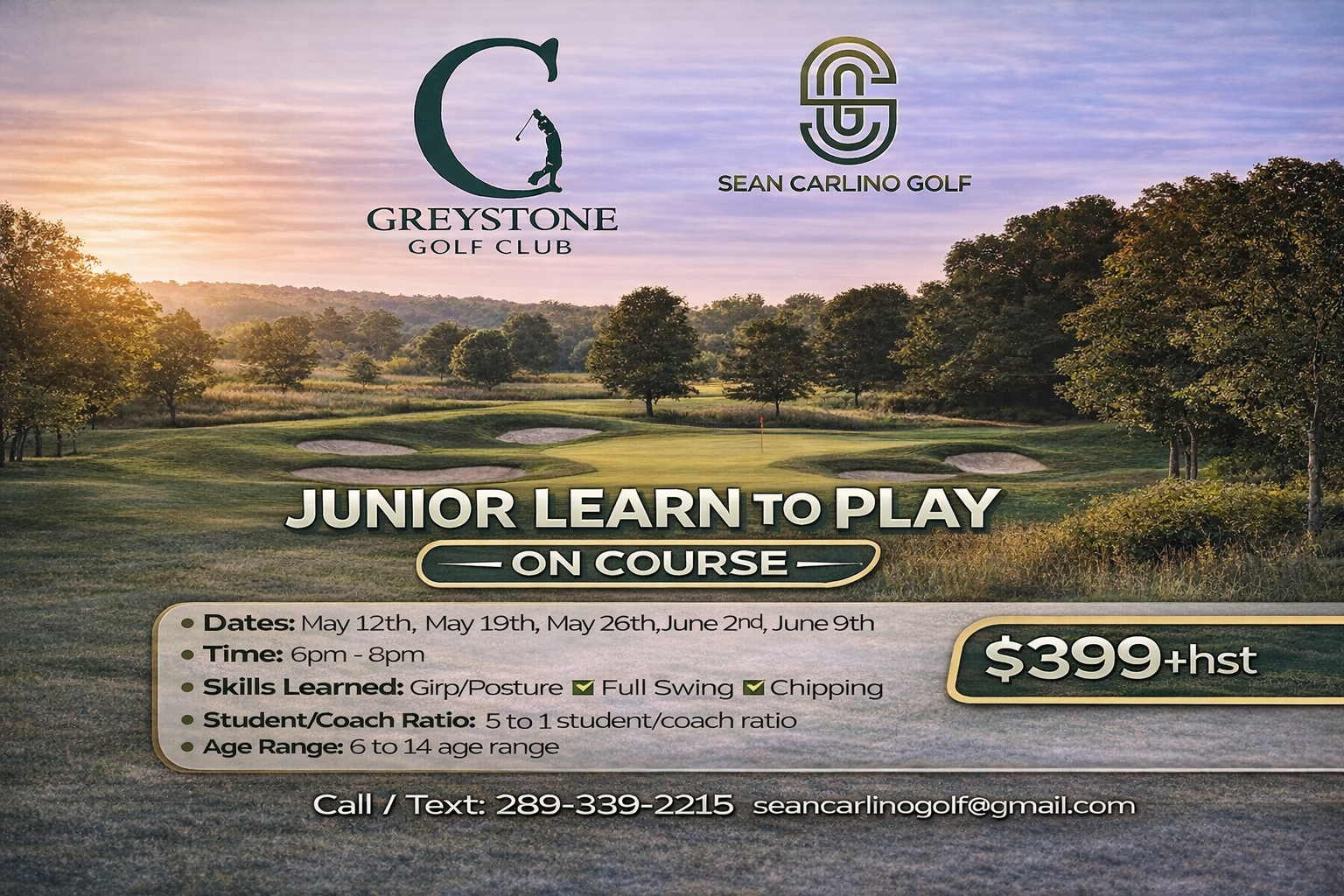 Junior Learn How To Play On Course