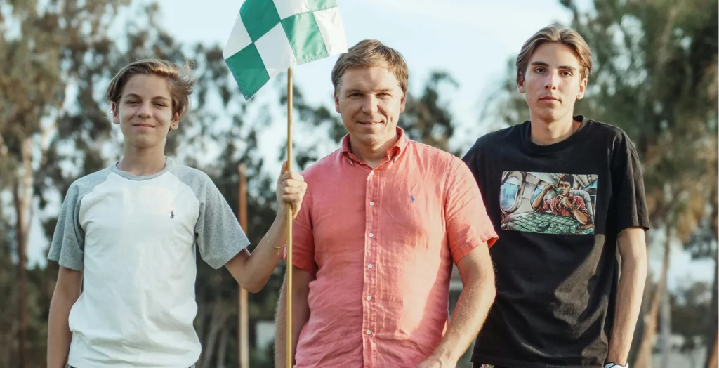 3 male person looking at the camera